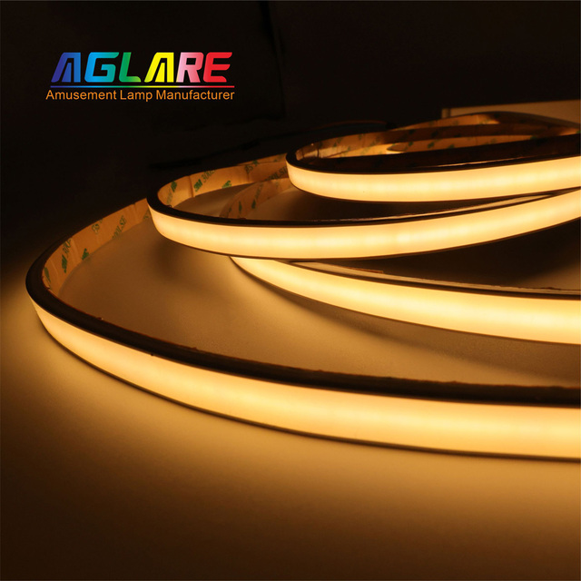 Aglare Fast Delivery APP Wifi Remote Control  24V Flexibility High Luminance COB Smart Strip Light 5050 Led Strip Light