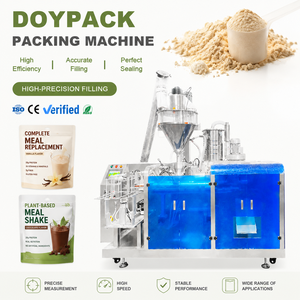 Máquina de llenado y envasado de doypacks para polvo sustitutivo de comidas en bolsas verticales, totalmente automática, con pesaje por tornillo sin fin - Product Image 1