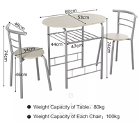Table de bar de jardin en bois rustique en gros, tabouret de bar pas cher, chaise de restaurant, table à manger, meubles de maison