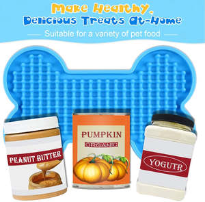 Alfombrilla de Silicona con Forma de Hueso para Lamer para Mascotas, Innovadora Alfombrilla Ecológica para Perros para Lamer y Alimentar Lentamente - Product Image 3