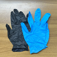 Boîte personnalisée de 100% gants en nitrile noir de 9 pouces, sans latex, pour barbiers, salons de tatouage, salons de beauté, dentistes et ongleries