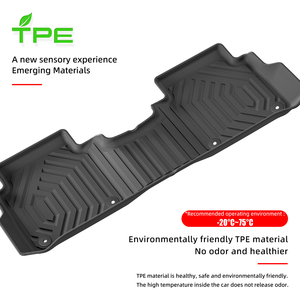 Tapis de sol de voiture de haute qualité de marque MIPI, TPE 3D, imperméables, anti-poussière, antidérapants, épaisseur 3,5 mm, ensemble complet de 3 pièces pour <span class=keywords><strong>AITO</strong></span> M5 2022-2024 - Product Image 4