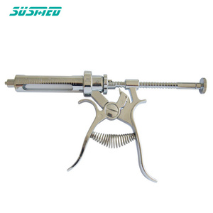 10ml paslanmaz çelik yarı otomatik şırınga ayarlanabilir sürekli enjeksiyon tabancası veteriner aşı kanatlı enjeksiyon - Product Image 4