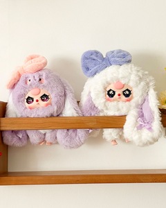 PAS bébé trois-lapin retour mignon Anime fantaisie lapin en peluche vinyle aveugle boîte Direct usine Source aveugle boîte - Product Image 5