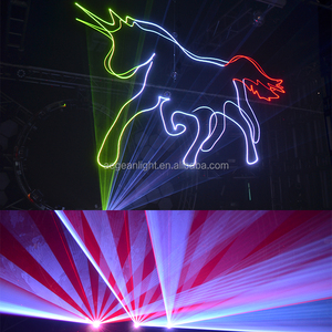 Mới 5W RGB Thẻ SD Hoạt Hình Laser Văn Bản Quảng Cáo Hiệu Ứng <span class=keywords><strong>3D</strong></span> 5000Mw Đèn Laser Vũ Trường - Product Image 3