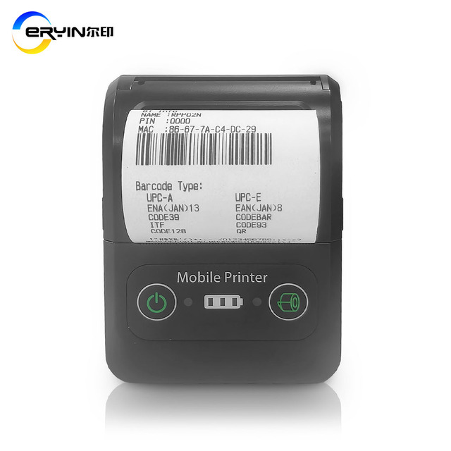 Wireless Portable Mini 2 Inches Portable 58mm Thermal Receipt Printer Wireless Mobile No Ink 58mm USB Thermal Printer