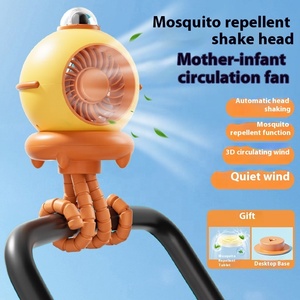 Mini Ventilador USB Inteligente 2025, Diseño Flexible de Pulpo, Nuevo Ventilador Portátil Recargable para Uso en Exteriores, Hogar, Auto, Cochecito de Bebé - Product Image 3