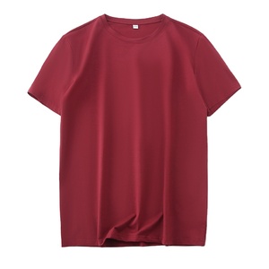 T-shirt girocollo da uomo 180g in tessuto a maglia traspirante a maniche corte con motivo a lettera Multi-pack disponibili - Product Image 1