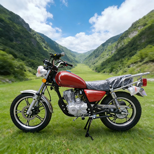 Motocicleta <span class=keywords><strong>Chopper</strong></span> de Gasolina de 150cc y 4 Tiempos, Modelo Transfronterizo para África, con Velocidad Máxima Superior a 80km/h, Color Negro, de Fábrica China - Product Image 1