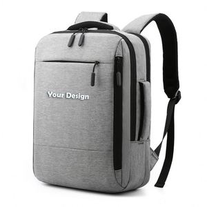 BSCI Factory Custom Logo <b>Large</b> Capacity Anti-theft Backpack Nylon Shoulders <b>Rucksack</b> Other Business Laptop Bags - Product Image 1