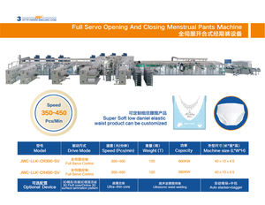Machine de production de culottes menstruelles jetables entièrement servo-automatisée pour femmes - Product Image 2