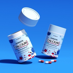 Emballage personnalisé en tube de papier rond écologique pour flacons de vitamines et de capsules - Product Image 3