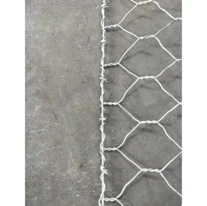 Lavori di difesa costiera esagonale zincato rete metallica solida struttura del suolo 4x1x1 gabbione scatola di rivestimento in rete metallica