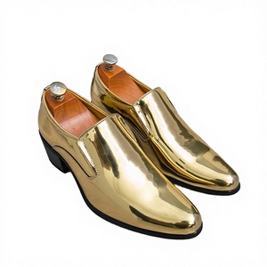 Chaussures habillées et de soirée en cuir pour hommes, à bout rond, grandes tailles, faciles à enfiler, résistantes, pour l'été et l'automne - Product Image 2