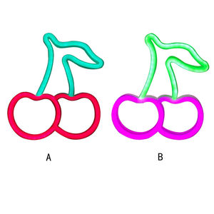 Cerise Rechargeable par USB pour chambre de bébé, cadeau de fête pour enfants, lumière suspendue, décoration murale, mignon, cerises, <span class=keywords><strong>led</strong></span>, signe néon, luz de ip néon - Product Image 5
