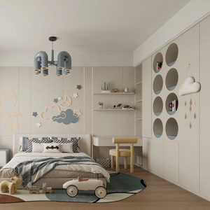 Nuovi Arrivi: Mobili per Camerette Bambini con Design Cartoonesco e Superficie Liscia Lucidata per Piccoli Appartamenti - Product Image 3