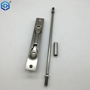 Satin Nickel Solid Stainless Steel Extension <b>Flush</b> <b>Bolt</b> - Product Image 1