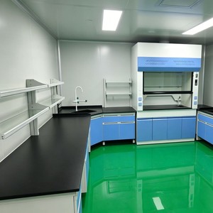 Laboratory Steel Workbench Phenolic Top <b>6</b> <b>Drawers</b> Minimalist Design For School Use - Product Image 2