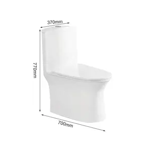 Inodoro sifónico de cerámica para baño, inodoro de lujo, de una pieza, en venta