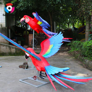 פנסי אנימטרוניקס תוכי מלאכותי מציאותי גודל חיים למכירה - Product Image 2