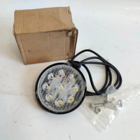 4130000610 Phare de travail LED pour camion minier LGMG MT785 MT86, phare avant rond à LED avec support, robuste