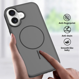 Funda Protectora para Teléfono con Diseño Magnético de TPU+PC+N52, Sensación de Piel, para <span class=keywords><strong>iPhone</strong></span> 17 Pro Max, Fundas Para <span class=keywords><strong>iPhone</strong></span> - Product Image 4