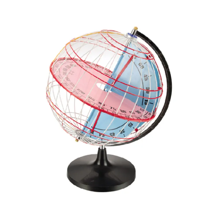 Instrumento de geografia modelo de longitude e latitude globe