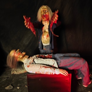 Nouveau Produit Technologique : Modèle <span class=keywords><strong>de</strong></span> Fantôme Pneumatique pour Attraction Effrayante avec Mouvements Personnalisables pour Frissons <span class=keywords><strong>de</strong></span> <span class=keywords><strong>Maison</strong></span> Hantée - Product Image 2