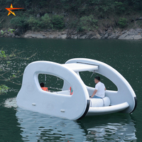 Prix usine populaire catamaran croisière ponton Portable bateau pliable gonflable électrique maison bateau pour les jeux d'eau