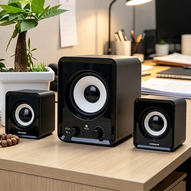 Wholesale USB Desktop Home Office Multimedia Colorful Notebook 2.1 Channel 10W Mini Speakers for Gaming and Computer Use