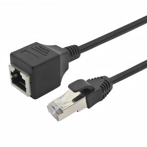 <span class=keywords><strong>Cable</strong></span> <span class=keywords><strong>de</strong></span> Extensión Ethernet Metabee Cat5e RJ45 <span class=keywords><strong>de</strong></span> Cobre Sólido Blindado, Acoplador <span class=keywords><strong>de</strong></span> Conector <span class=keywords><strong>de</strong></span> Red 8P8C para Montaje en Panel con Alivio <span class=keywords><strong>de</strong></span> Tensión, Negro - Product Image 3