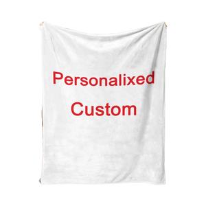 1 pieza de Manta personalizada, carga imágenes, manta de franela DIY, manta personalizada, regalo de Navidad - Product Image 1