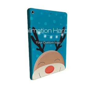 Sublimação 3D personalizado imagem Hardshell Feliz Natal Holiday Case personalizado para Ipad Tablet protetora