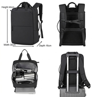 Sac à dos professionnel pour ordinateur portable, fabriqué sur mesure, imperméable, en nylon, grande capacité, multifonctionnel, pour les voyages d'affaires