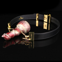 Fantasy Monster Dildo gag SM Silicone Mouth plug Erotic Tongue Gag Couple Adult Game Bondage Mouth Ball Erotic Sex Toy Store 18+