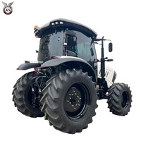Tractor Agrícola 4x4 de 100-140HP con Motor Potente, Transmisión Automática, Resistente, Adaptable a Diversos Suelos, Multiusos