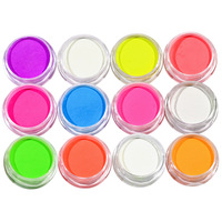 Meilleure vente de poudre de pigment néon lumineux poudre pour ongles en résine époxy poudre de pigment phosphorescent pour Halloween