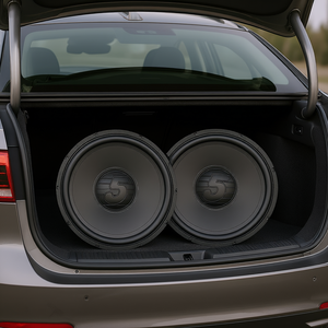 Subwoofer 15 pouces 500W RMS 4 Ohm à double bobine pour voiture, modèle de remplacement pour basses profondes - Product Image 2