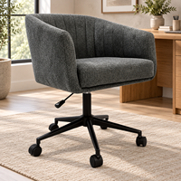 Chaise de bureau pivotante moderne à 360 degrés, réglable en hauteur, confortable, pour la maison et le bureau, marque ST, modèle 8913, vente en gros
