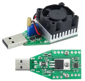 15W Electronic Test Load resistor USB Interface Battery Discharge Capacity Tester with Fan Adjustable Current Module