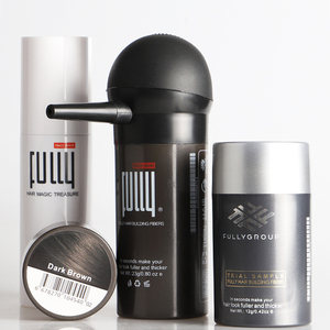 Fibras orgánicas de queratina para la construcción del cabello con embalaje de personalización de fábrica Tratamiento de pérdida de cabello a base de hierbas esponjosas naturales - Product Image 6