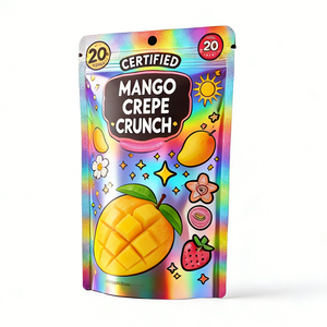 ถุงซิปล็อคแบบตั้งได้ พิมพ์ลายตามสั่ง ป้องกันกลิ่น ป้องกันเด็กเปิดได้ ผลิตจากวัสดุ PE Mylar พร้อมการพิมพ์กราเวียร์ สำหรับบรรจุภัณฑ์อาหารและของขวัญ - Product Image 2