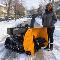 Robot souffleur de neige RC de qualité commerciale, souffleuse de neige robuste pour l'extérieur, équipement de déneigement pour l'entretien hivernal