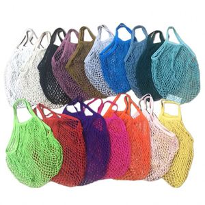 Bolsa de Algodón Premium YUNICO con Asa Larga y Correa para Hombro, Bolso de Red Moderno para Mercado, Productos, Comestibles y Playa - Product Image 1