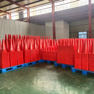 Cône de signalisation routière en PVC réfléchissant 28/36 pouces avec base 45/40/75/90 pour la construction - Vente en gros - Product Image 6