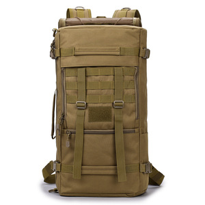 Multi-Use Fashion 50L Tactical <b>Backpack</b> Men's Crossbody <b>Backpack</b> Polyester Large Capacity Outdoor Luggage Bag - Product Image 2
