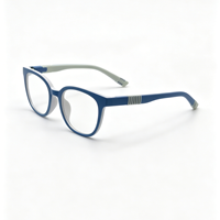 JH-TR214 Montures de lunettes souples TR90 pour enfants, unisexe, légères, rondes, optiques, confortables, durables, lunettes de mode