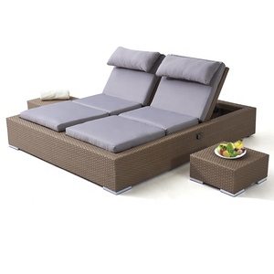 Plage En Aluminium bain de Soleil Chaise longue Chaise Hôtel Meubles De Patio En Rotin <span class=keywords><strong>Extérieur</strong></span> Chaise Longue - Product Image 1