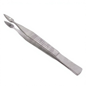 Pince à épiler chirurgicale Walter-CARMALT Splinter Forceps 4,75 pouces à pointe droite en acier inoxydable, antidérapante, pour premiers secours et usage médical - Product Image 1
