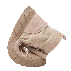 รองเท้าบูทยุทธวิธีลายพรางกลางแจ้งสำหรับผู้ชาย, รองเท้ากันลื่นและระบายอากาศได้สำหรับเดินป่าตั้งแคมป์ - Product Image 3